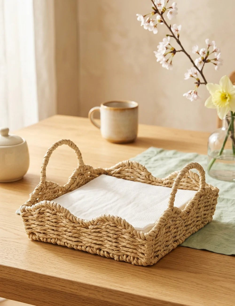 Serviettenhalter Pagos – in Gruppenarrangement dekoriert