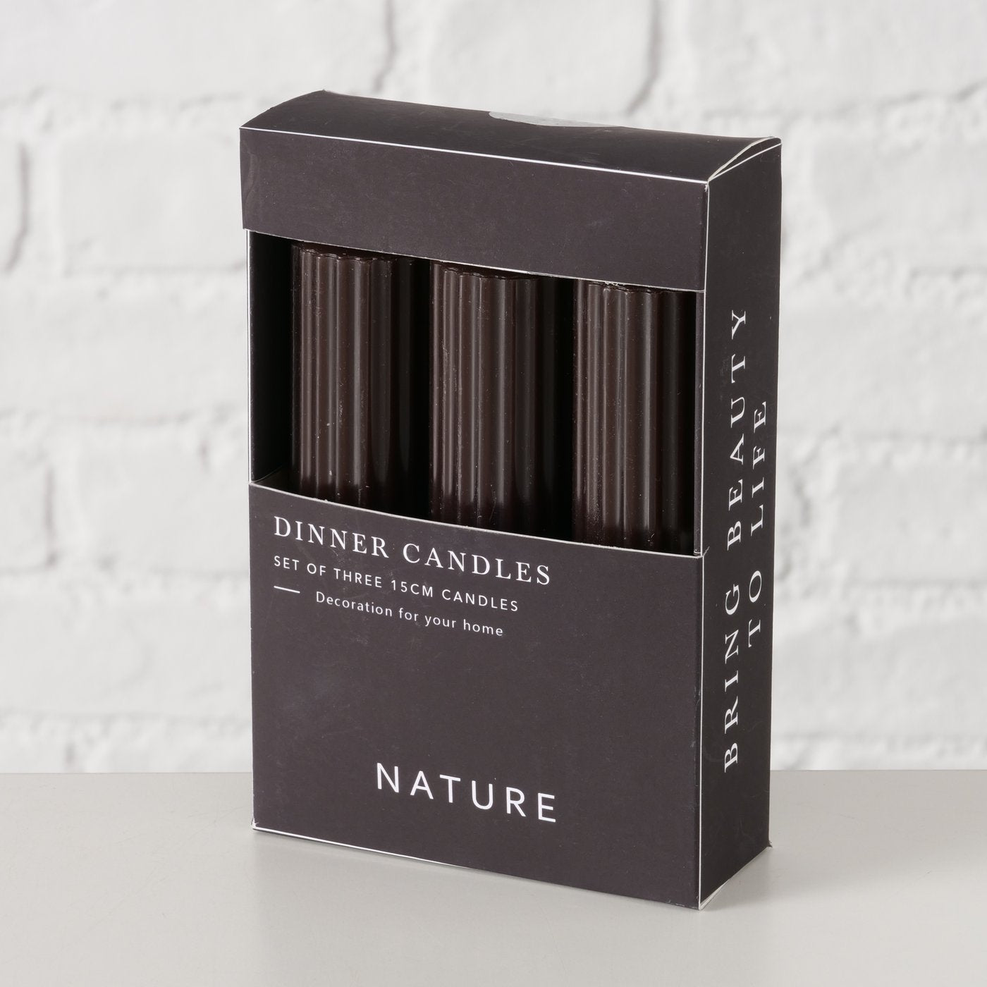 Stabkerze Riffly 3 - tlg. H=15 cm - WohnSinn