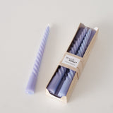 Stabkerze Twisto 6tlg. Lila - WohnSinn