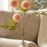 Stielblume Dahlie Hellrosa – Ansicht von der Seite
