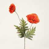 Stielblume Klatschmohn – Produktansicht frontal