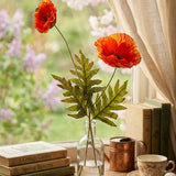 Stielblume Klatschmohn – in Gruppenarrangement dekoriert