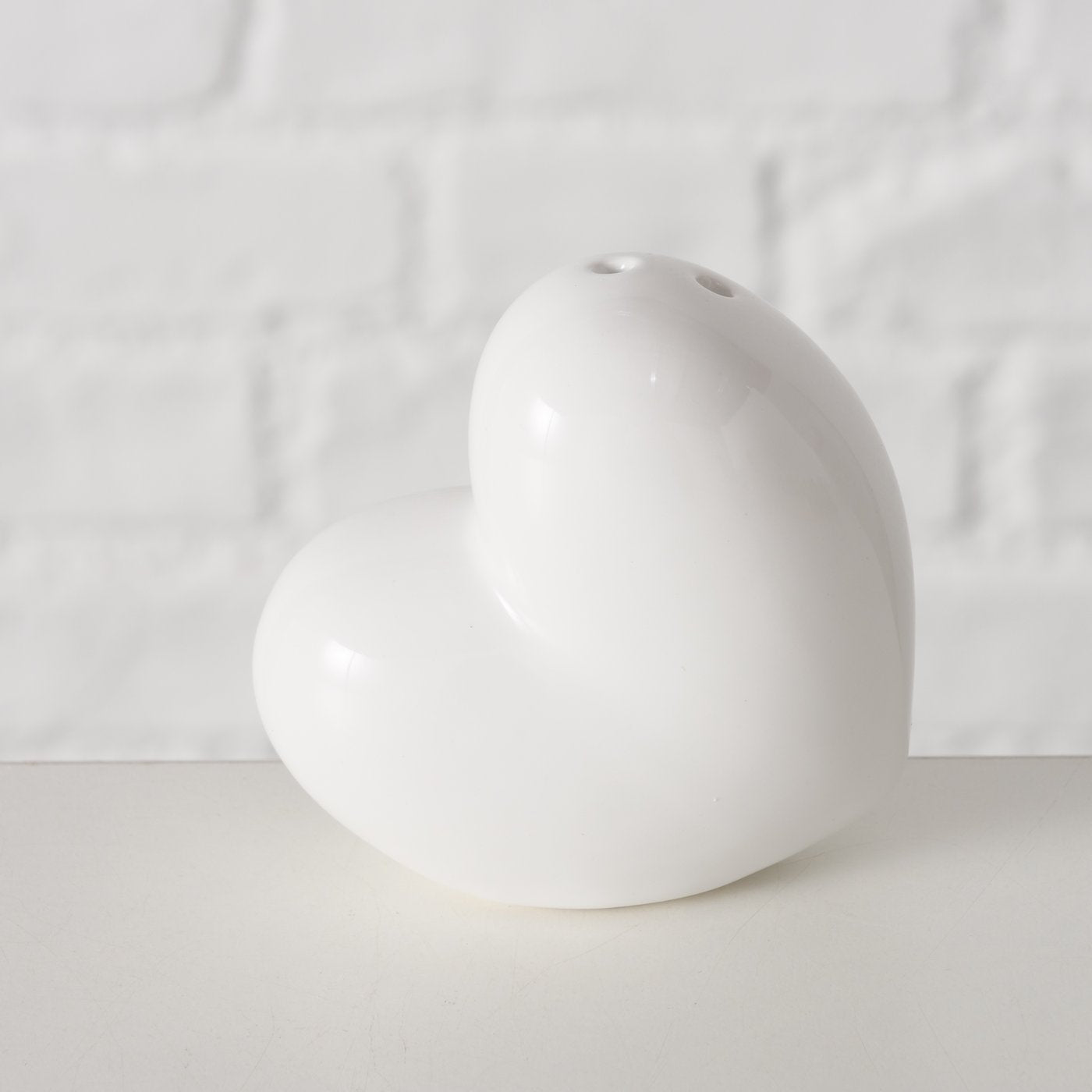 Streuer Heart weiß 2tlg. - WohnSinn