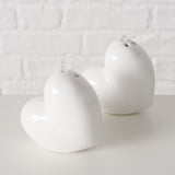 Streuer Heart weiß 2tlg. - WohnSinn