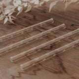 Strohhalme Herzen, Glas, 4er Set - WohnSinn