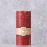 Stumpenkerze Casual rot - WohnSinn