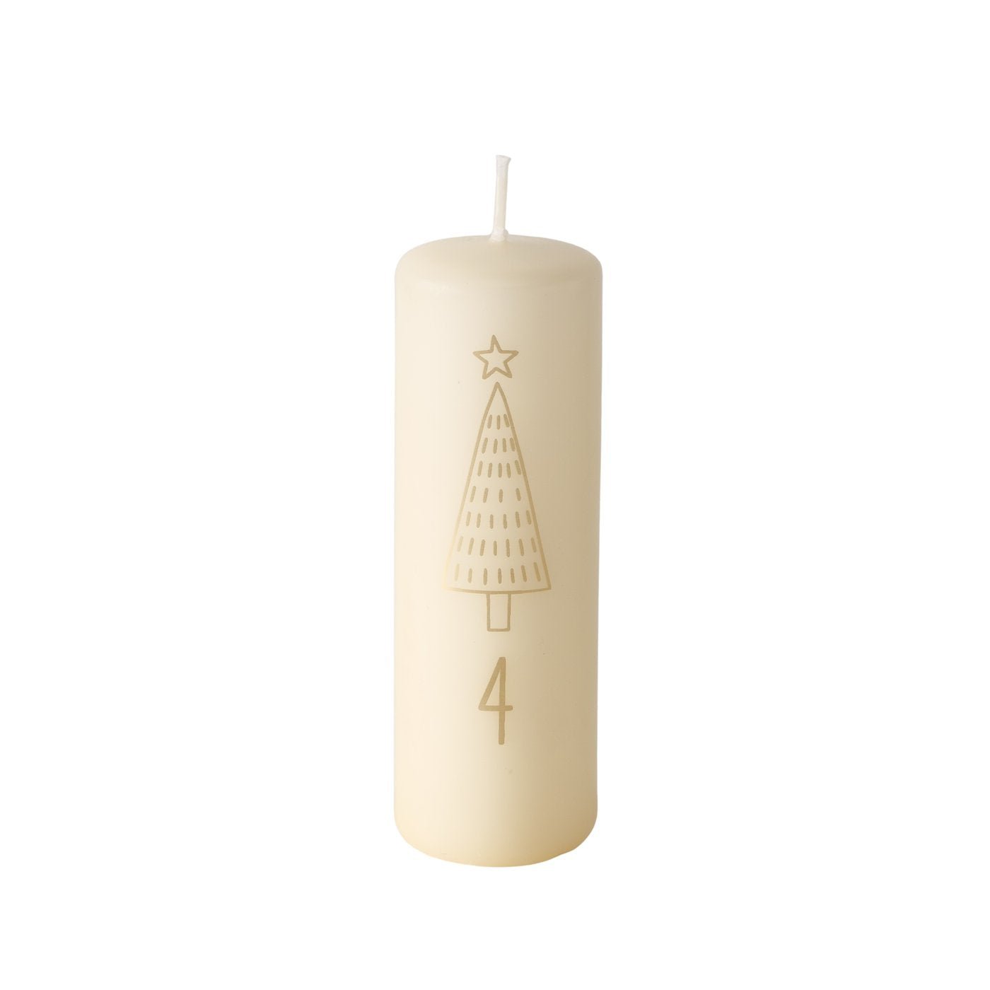 Stumpenkerzen Advent, 4tlg. - WohnSinn