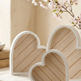 Tablett Herzform – Ansicht von der Seite