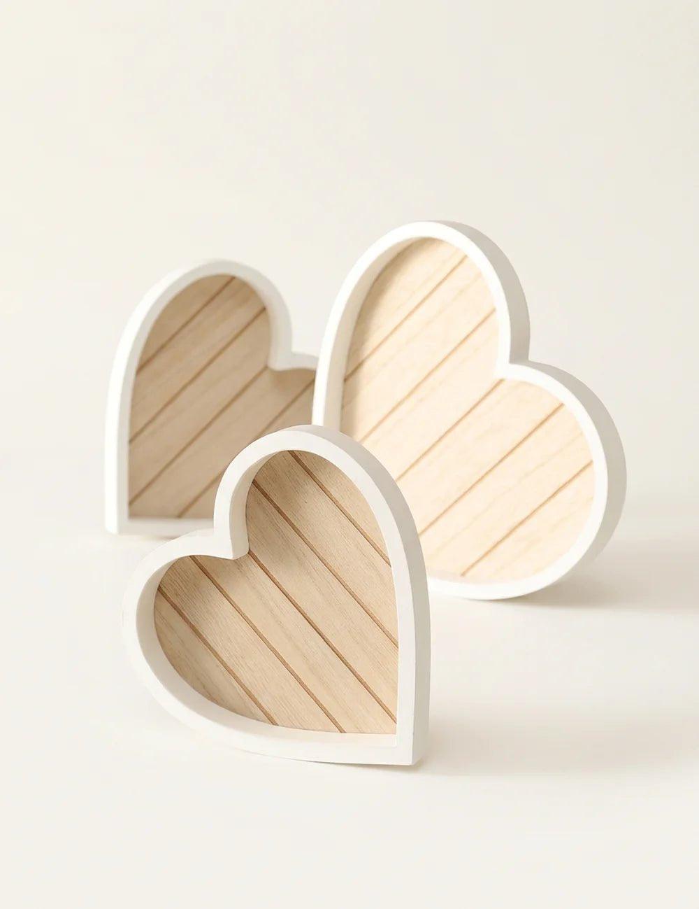 Tablett Herzform – Produktansicht frontal