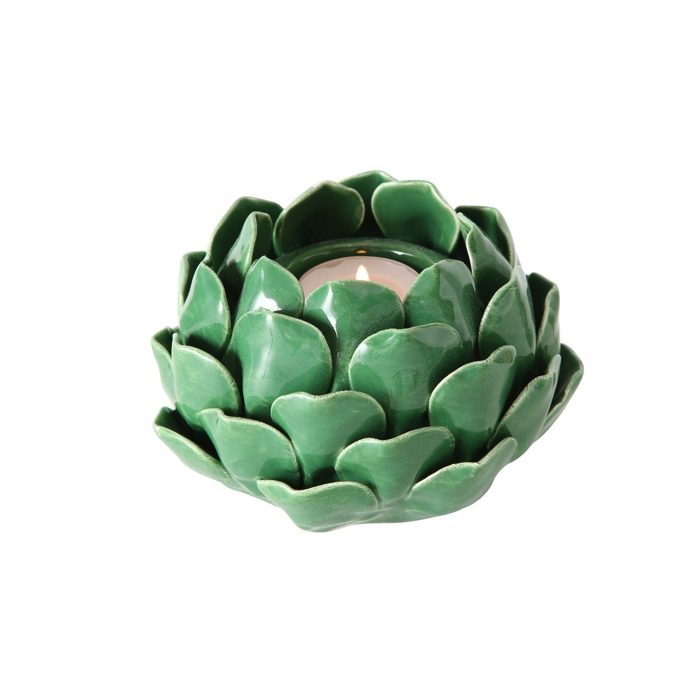 Teelichthalter Maleva, Grün - WohnSinn