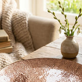 Teller Maroni Rosegold – Ansicht von der Seite