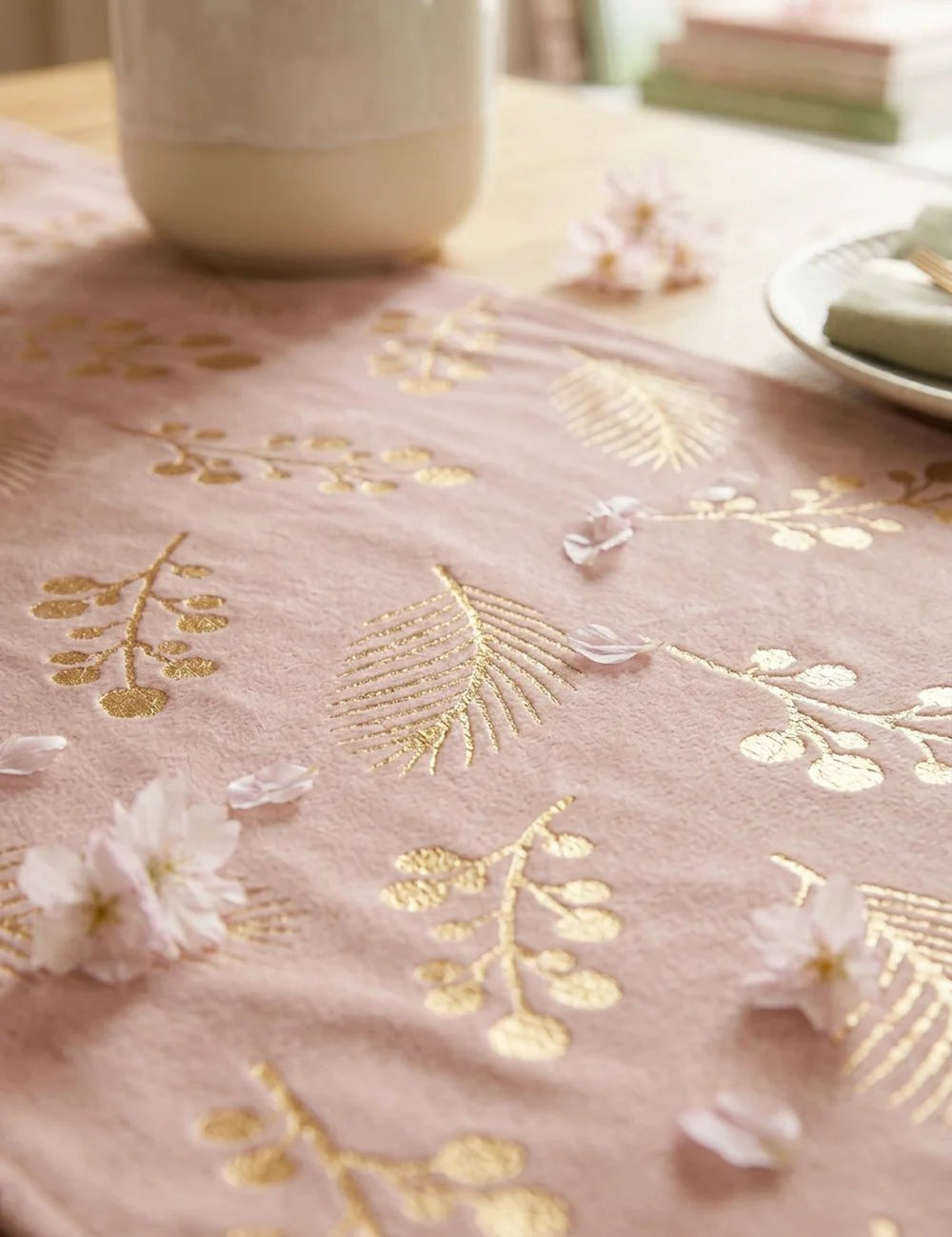 Tischläufer Sparkle – Nahaufnahme Materialdetail