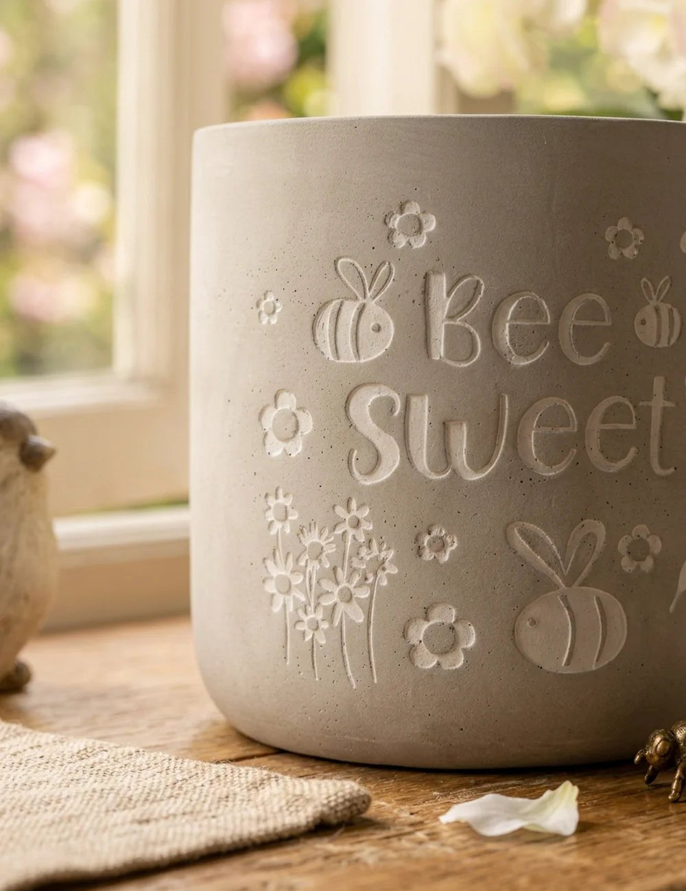 Übertopf Honey – Nahaufnahme Materialdetail