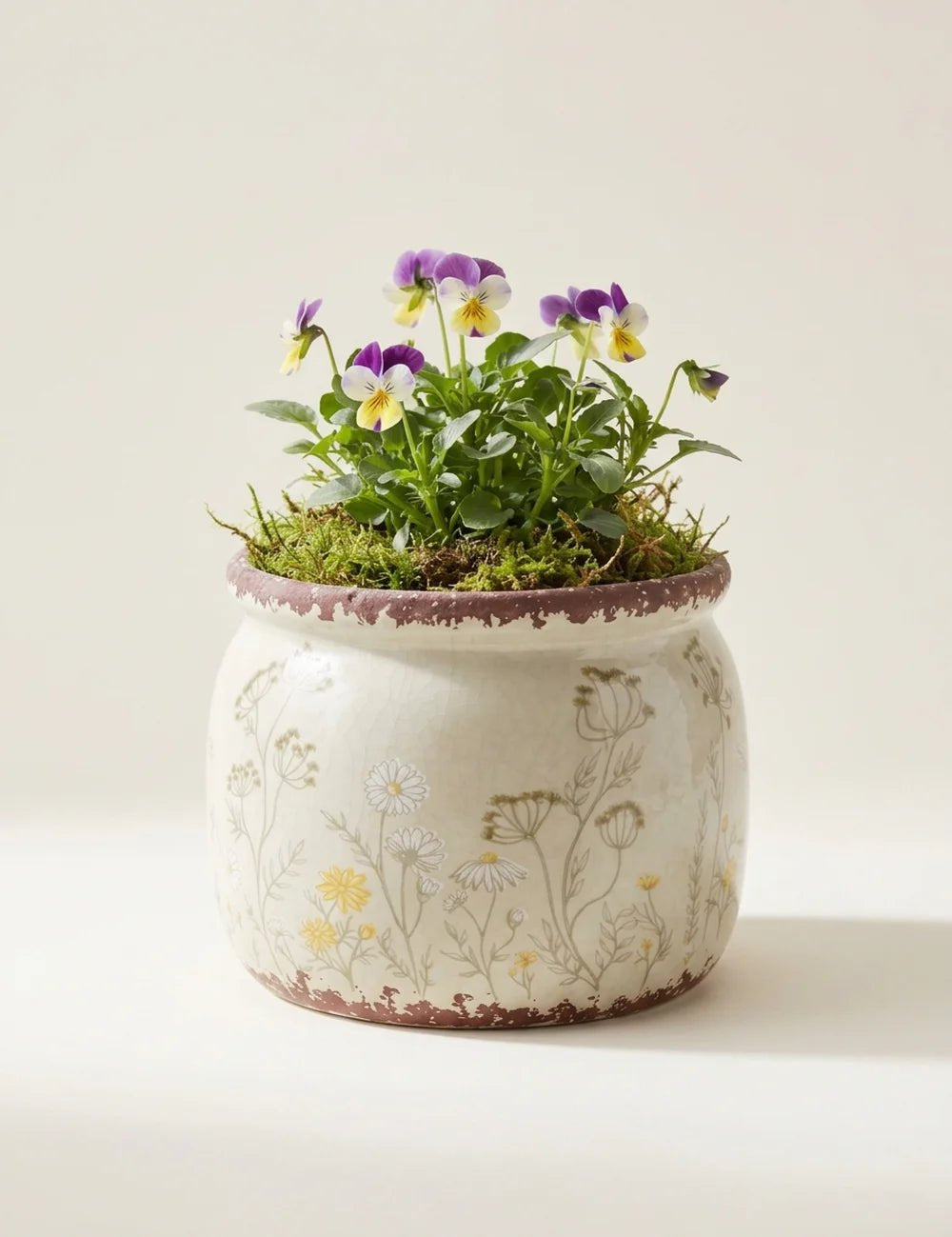 Übertopf Meadow – Nahaufnahme Materialdetail