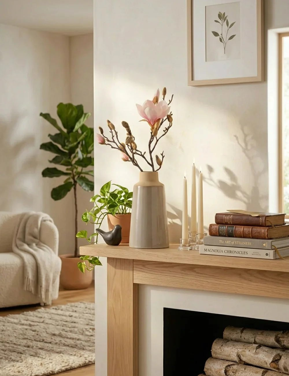 Vase Catrinia 19 cm – in Gruppenarrangement dekoriert