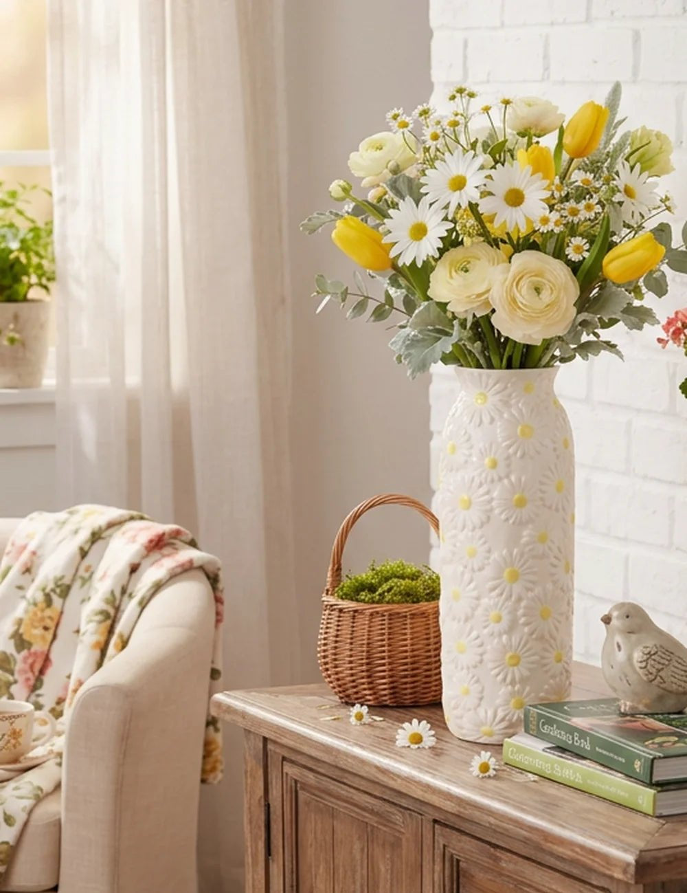 Vase Daisy – Ansicht von der Seite