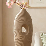 Vase Daniela, oval – Ansicht von der Seite