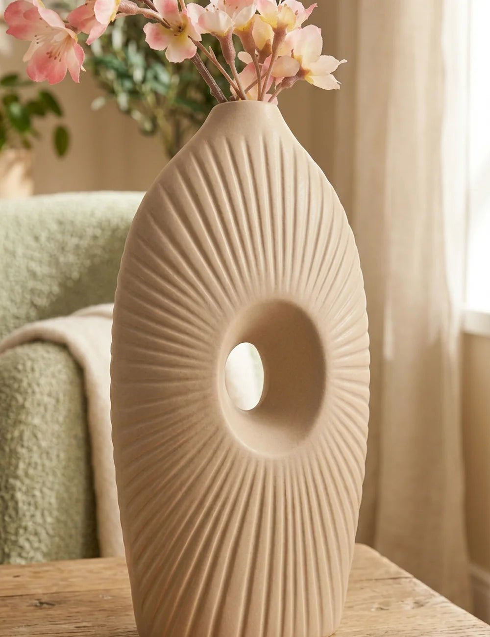 Vase Daniela, oval – Nahaufnahme Materialdetail