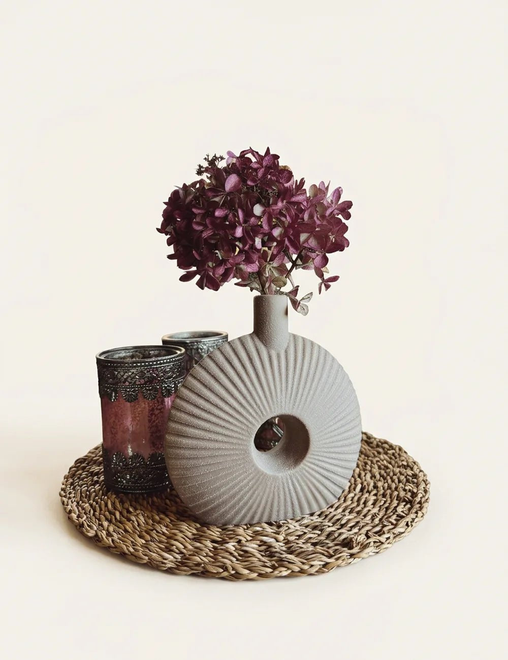 Vase Daniela, rund – Produktansicht frontal