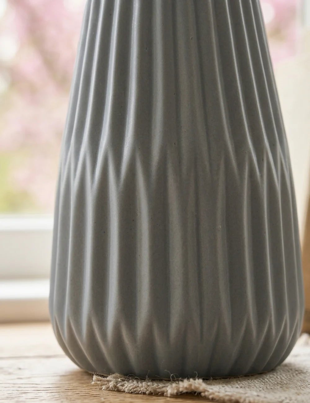 Vase Esko Blau – Nahaufnahme Materialdetail