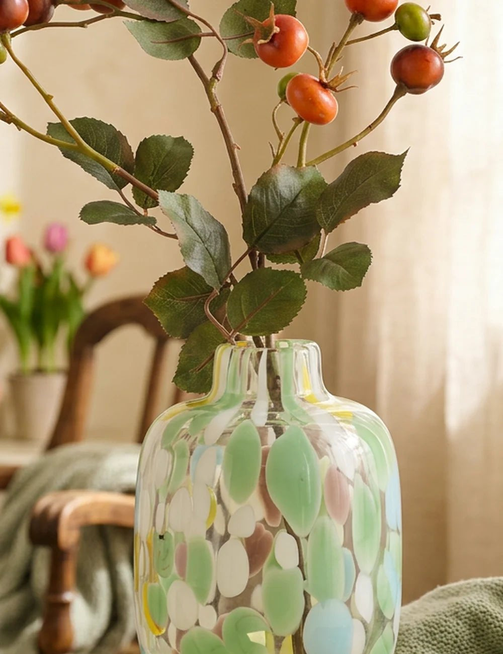 Vase Greena, 17cm – Ansicht von der Seite