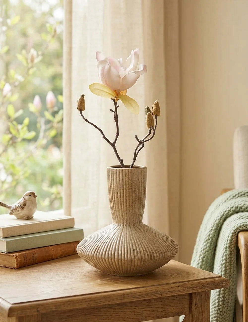 Vase Oasis – in Gruppenarrangement dekoriert