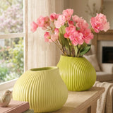 Vase Porty – dekoriert im Wohnambiente