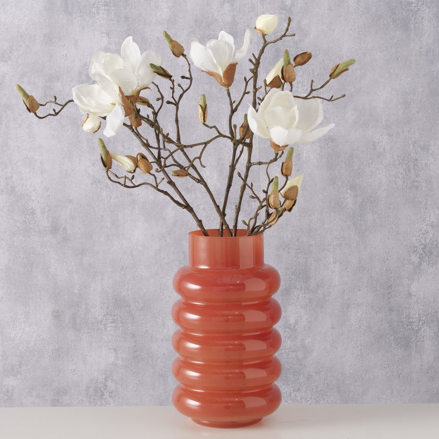 Vase Ribbo, Dunkelrosa - WohnSinn