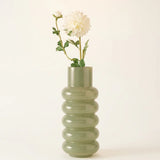 Vase Ribbo, Hellgrün – Produktansicht frontal