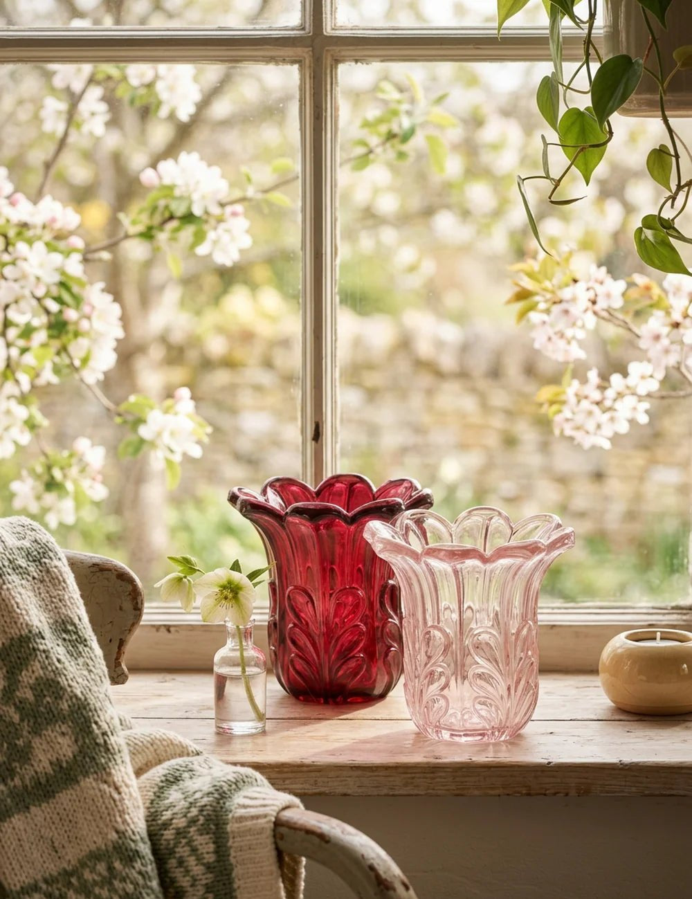 Vase Rosena – dekoriert im Wohnambiente