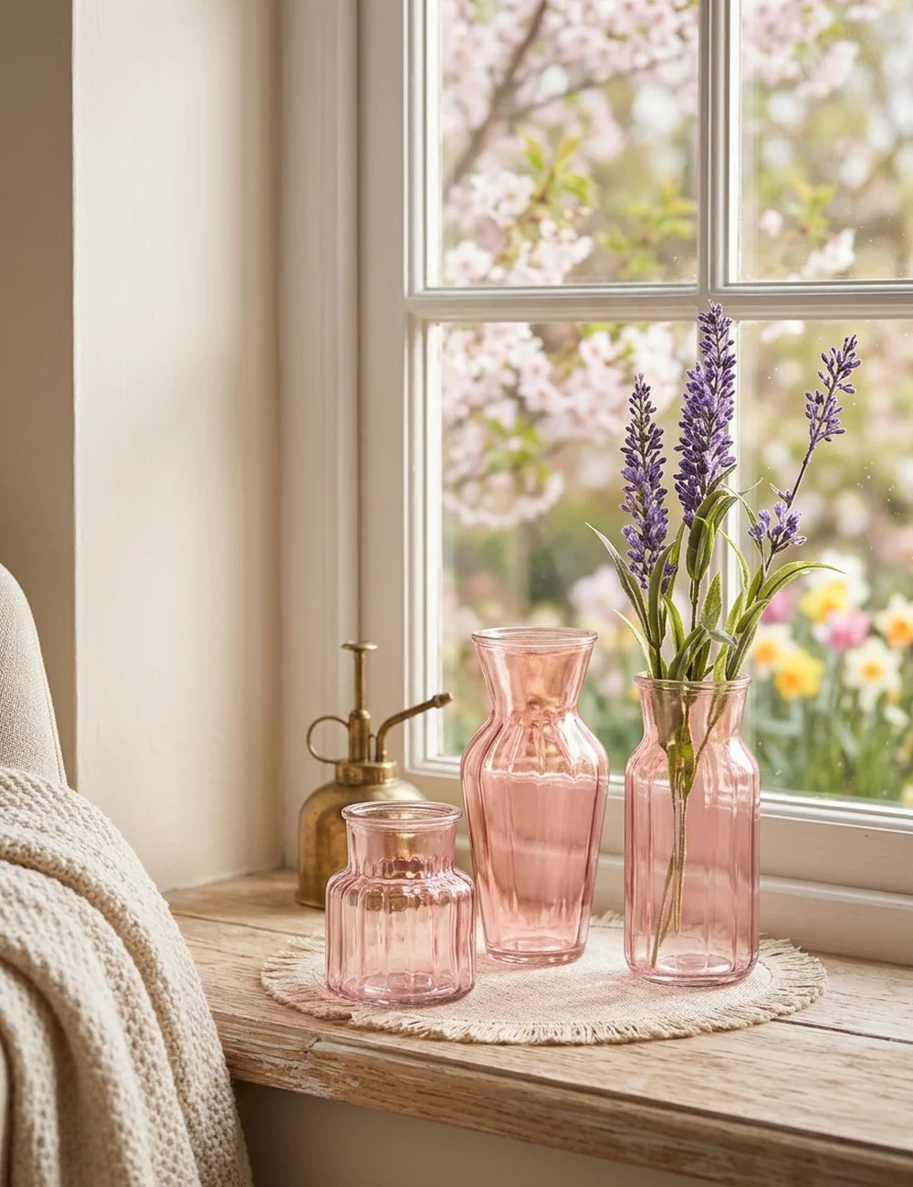 Vase Tilla – in Gruppenarrangement dekoriert