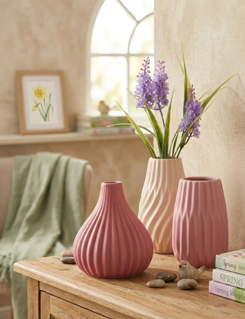 Vase Wilma – in Gruppenarrangement dekoriert