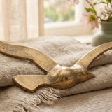 Wandobjekt Birdy gold – Nahaufnahme Materialdetail