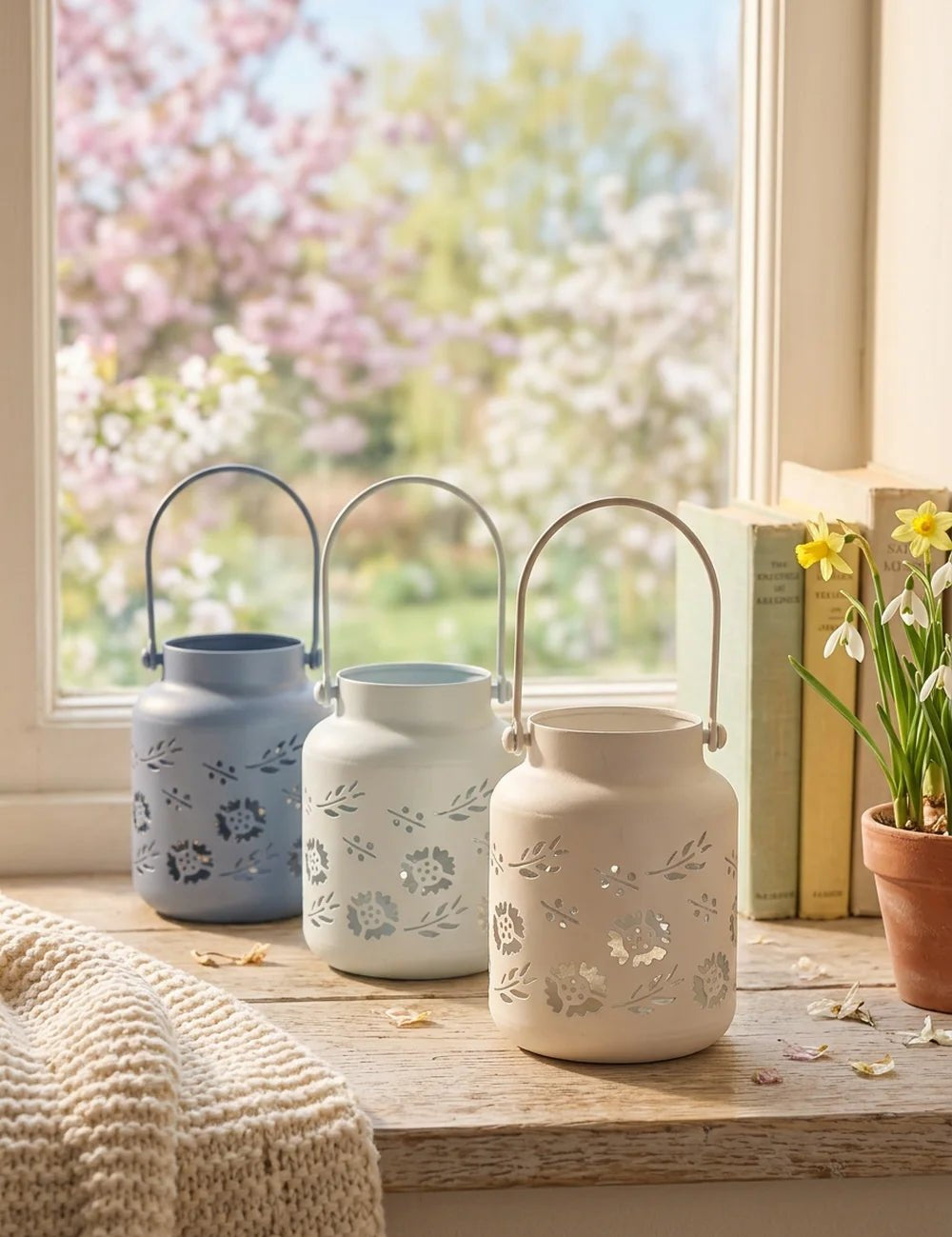 Windlicht Fleurette – Produktansicht frontal