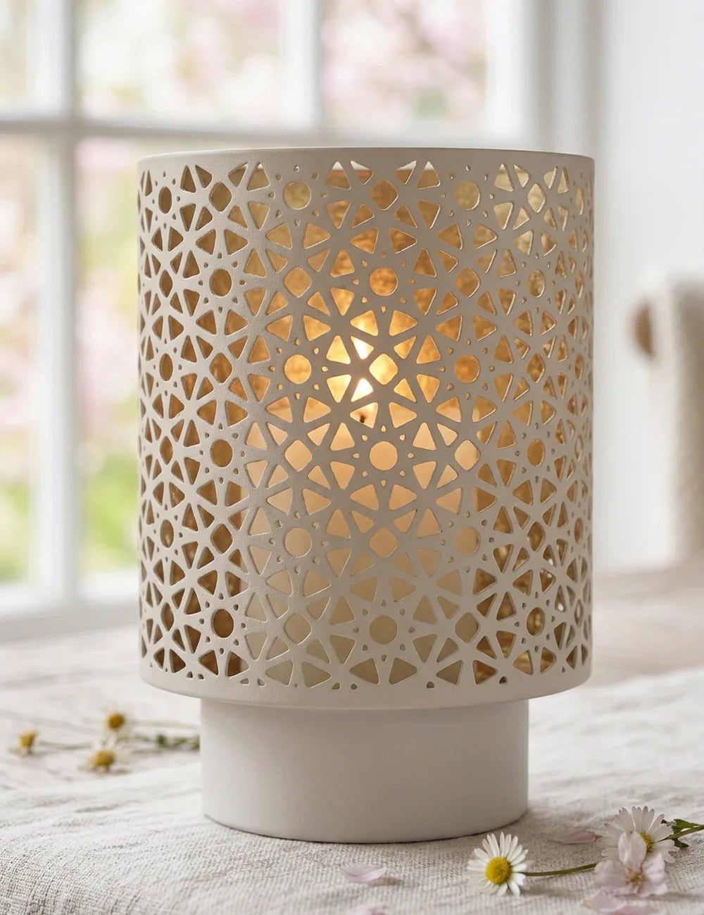 Windlicht Lyras – Nahaufnahme Materialdetail