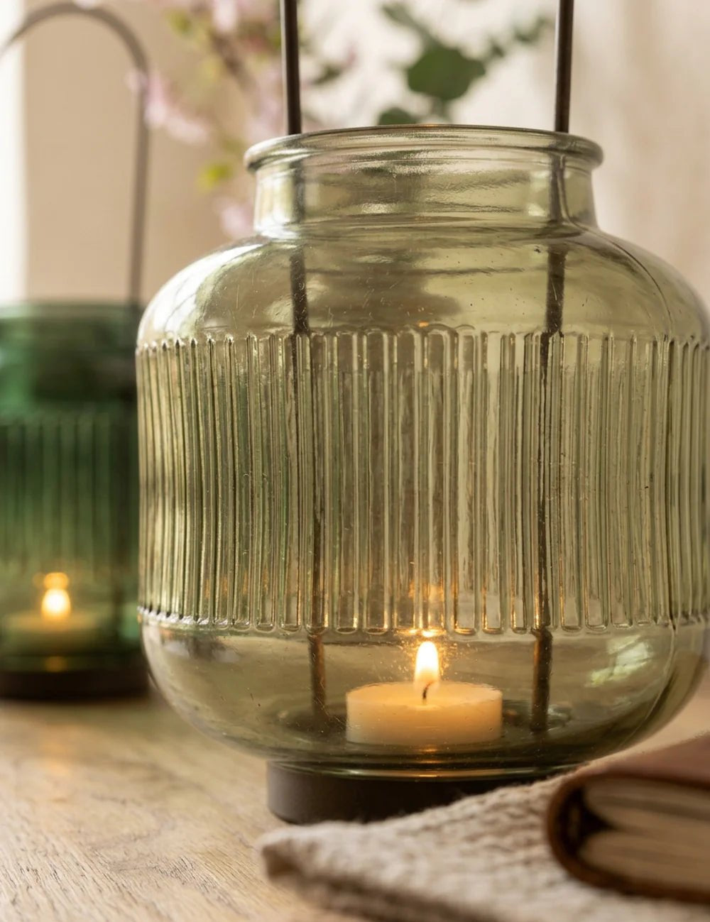 Windlicht Zenor – Nahaufnahme Materialdetail