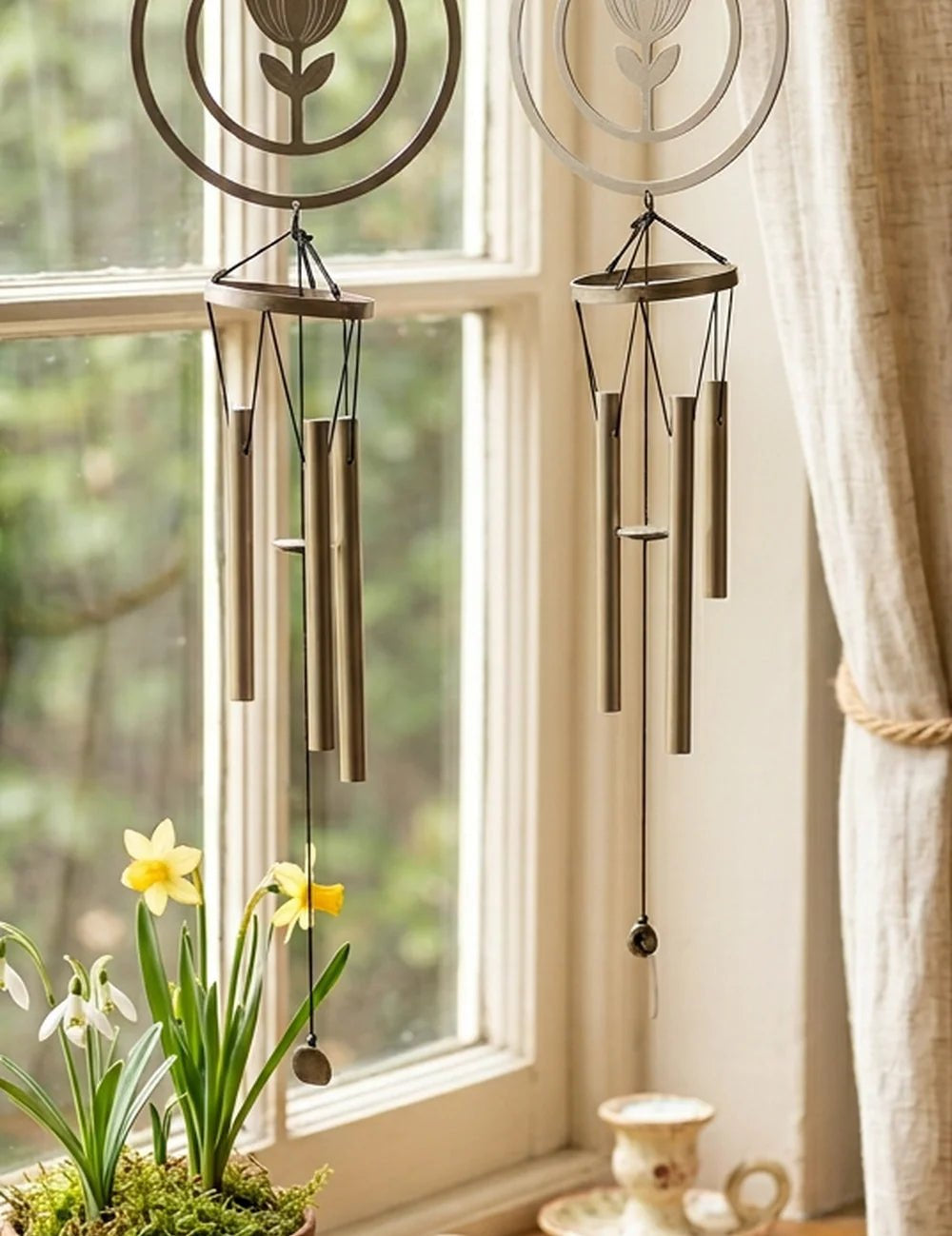 Windspiel Gardenlove – Ansicht von der Seite