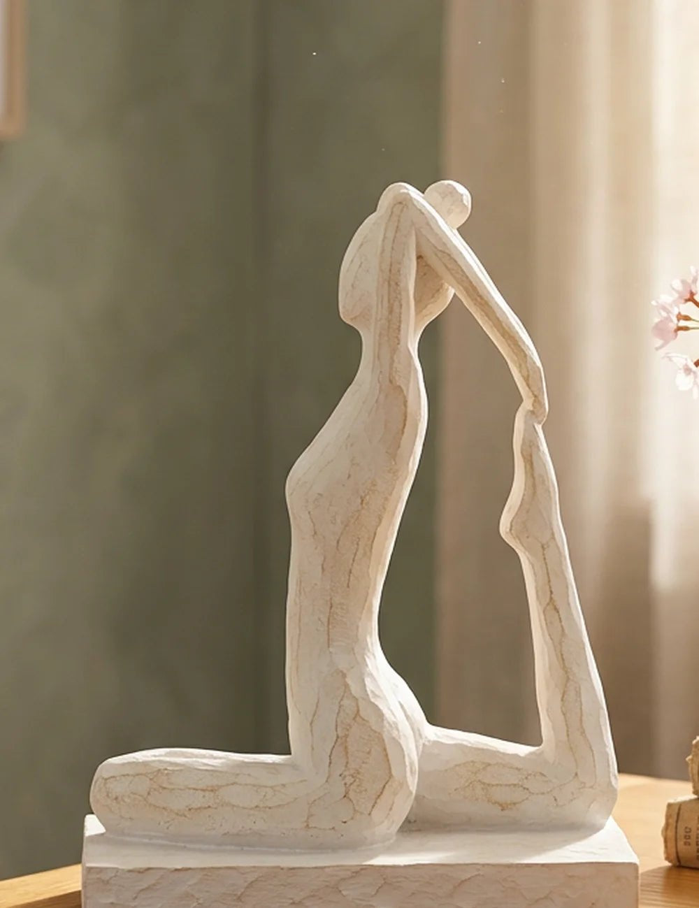 Yoga Figur – Ansicht von der Seite